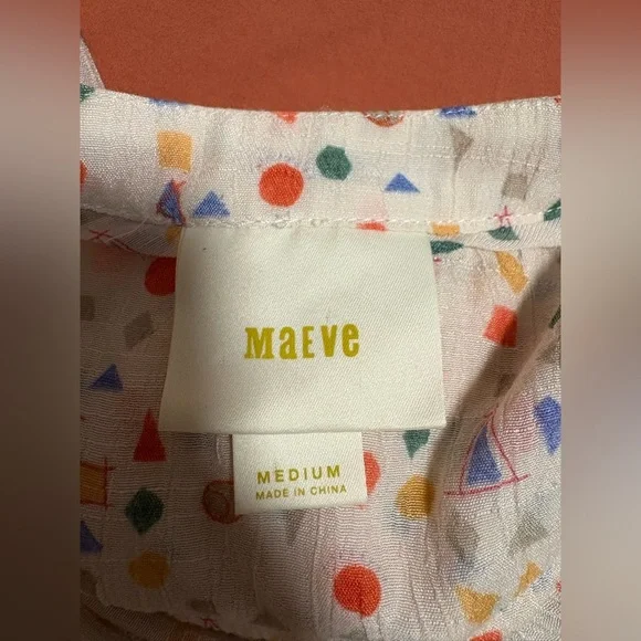 Anthropologie Cream Women's Top/dress in size medium - Picture 12 of 14